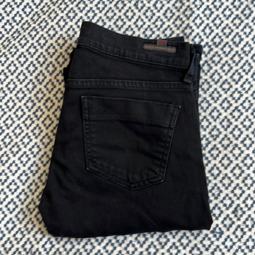 Citizens of Humanity black bootcut jeans. Deep wash, little to no wear.